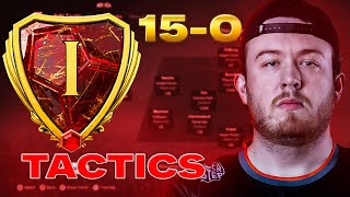 INSANE 150 RANK 1 CUSTOM TACTICS AND FORMATION 🔥🔥FC 25 [upl. by Aihsekram581]