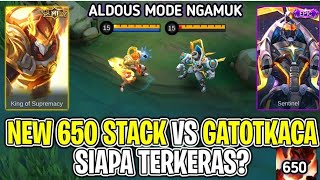 ALDOUS EXP HAJAR GATOTKACA ALDOUS GAMEPLAY 650 STACK TRIK  TOP GLOBAL ALDOUS  Mobile legends [upl. by Chad400]