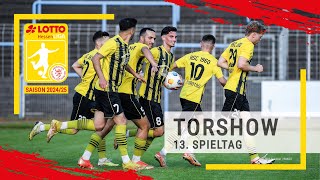 Torshow 13 Spieltag LOTTO Hessenliga 202425 [upl. by Loise]