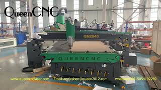 QN2040 with 2000x4000mm size high end cnc router [upl. by Bernette67]