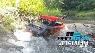 Proboat Jetstream  An RC River Basher [upl. by Mordy404]