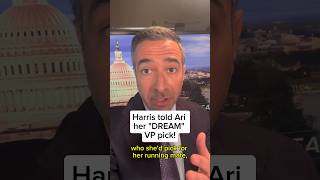 Harris told Ari her DREAM VP pick [upl. by Enymzaj]