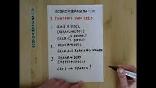 De functies van geld Economiepaginacom [upl. by Oilisab]