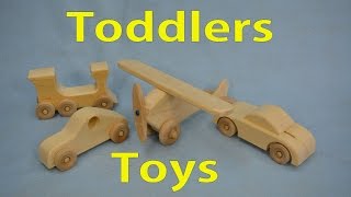 How to Make Wooden Toddler Toys [upl. by Seroka]