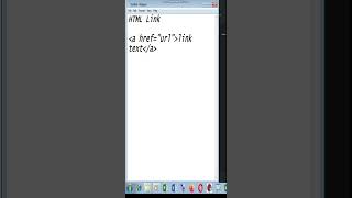How to link any website in HTML html htmltutorial htmltamil [upl. by Kreiner]