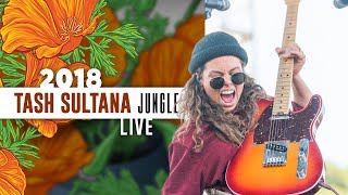 Tash Sultana quotJunglequot Live  California Roots 2018 [upl. by Lexis]