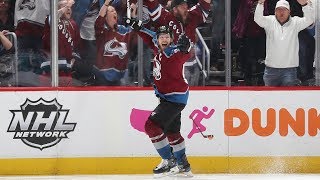 Gabriel Landeskog does it all to tally overtime winner and force Game 7 [upl. by Ylrrad]