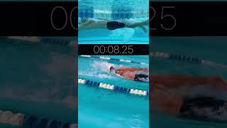 Underwater camera backstroke swimming [upl. by Oitaroh]