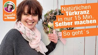 Gute Laune Frühlingsdeko einfach selber machen  Fensterdekoration oder Türkranz für den Frühling [upl. by Benia249]