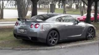 Grey Nissan GTR  Walkaround in Vienna [upl. by Ymrej]