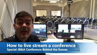 How to live stream a Conference  Event [upl. by Atnas]