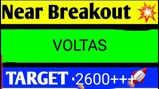 voltas share latest news today voltas share analysis voltas share target [upl. by Aible650]