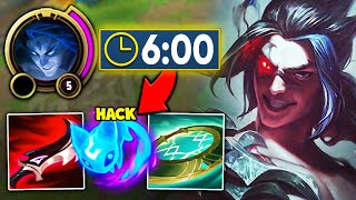 Kayn but I get my form at 6 minutes in the game NEW ORB STACKING HACK [upl. by Enilarac]