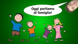 Corso di italiano  Lezione 32  La mia famiglia Learn Italian  Italienisch lernen [upl. by Gent932]