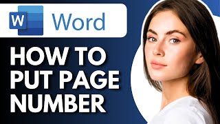 How To Put Page Number On Microsoft Word  Full Guide [upl. by Osnola]