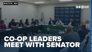 Missouri electric cooperative leaders meet with US senator [upl. by Dnartreb]