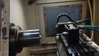 CNC machine job work CNC machine setting tools cncmachie CNC machine turning video [upl. by Ayn]