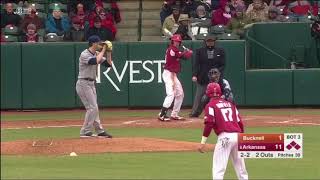 32 RUNS IN ONE GAME Arkansas vs Bucknell [upl. by Netty]