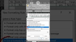 MEMBUAT TABEL OTOMATIS EXCELL excell tutorial exceltricks exceltutorial [upl. by Whall]