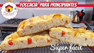 LA FOCACCIA CASERA MAS RICA con poquitos ingredientes [upl. by Ahsinert]