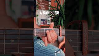 A Bar Song Tipsy Shaboozey Guitar Tutorial  Tipsy Guitar Lesson [upl. by Azrim777]