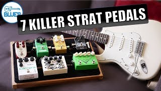 7 KILLER Overdrive Pedals You Might Not Know for a Fender Stratocaster [upl. by Gwynne]