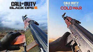 COD Black Ops 6 vs COD Cold War  Details Physics amp Graphic Comparison [upl. by Imled]