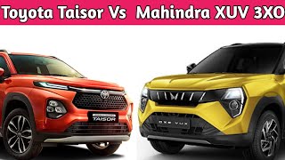 Mahindra XUV 3XO Vs Toyota Taisor  Taisor Vs 3XO  AV Auto Vlogs [upl. by Caryl]