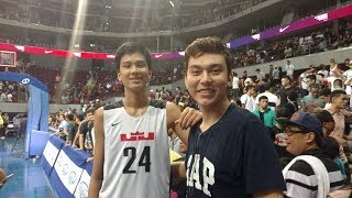 Ethan Kirkness 610quot Gilas Pilipinas Center Prospect [upl. by Kalmick]