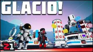 Going to Glacio  Research Titanium Iron and MORE Astroneer Multiplayer Ep 3  Z1 Gaming [upl. by Alket]