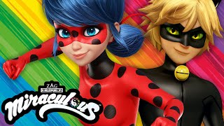 1 HORA MIRACULOUS  😍 LADYBUG Y CAT NOIR 🐞  Compilación temporada 4 [upl. by Salis]