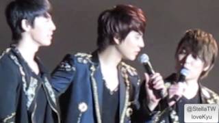 121211 Asia Super Showcase Malaysia Super Junior M  Sungmin choses Kyuhyun as boyfriend [upl. by Palestine]