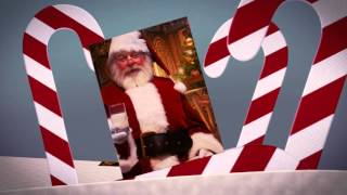 The Christmas Song Hey Santa Claus With Santa Pictures [upl. by Inalaek858]