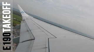 Departure from Bristol Airport KLM CityHopper Embraer E190 [upl. by Ecirad150]