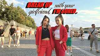 IN PUBLIC CHALLENGEBreak up with your girlfriendim boredAriana Grande  MonsterCrew dance cover [upl. by Atsocal789]