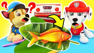 ¡Rico PESCADO para los Paw Patrol Juguetes de la Patrulla Canina [upl. by Yellek312]