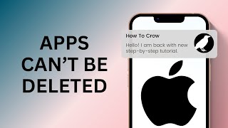 iPhone Apps Can’t be Deleted FIXED [upl. by Ulphiah]