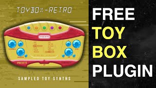 FREE PLUGIN VST3 amp AU  Toybox Retro  Sampled Toy Synths Walkthrough [upl. by Savanna]