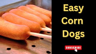 Homemade Corn Dog Recipe Crispy and Irresistible Carnival Treats [upl. by Nytsyrk]