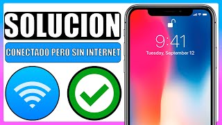 ✅Conectado pero sin acceso a internet en iphone SOLUCION [upl. by Bortman]