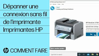 Dépanner une connexion sans fil de l’imprimante  Imprimantes HP  HP Support [upl. by Aicert]