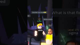 Cheesy trolls bullies 😳 roblox fisch shorts [upl. by Ellimac981]