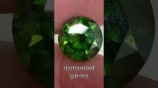 Demantoid Garnet from the Urals The Enchanting Green Gemstone gemstonenaturalgarnetdemantoid [upl. by Dotti]