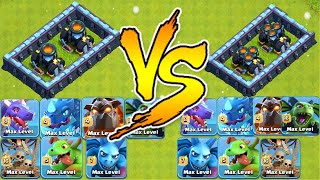 Max Geared UP Mortar Vs Normal Mortar  Geared Up Mortar Vs Normal Mortar  Coc  Clash Of Clans [upl. by Dnalyaw775]