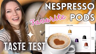 My most used Nespresso pods  2024 Favorites  Taste test  Ranking by acidity and roast level [upl. by Vahe469]