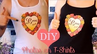 DIY Washable ♥ How To Print Your Own TShirts At Home [upl. by Milka110]