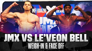 JMX VS LEVEON BELL WEIGH IN AND FACE OFF [upl. by Hugh91]