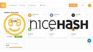 New Nicehash Mining Platform amp Exchange Testnet [upl. by Lhary]