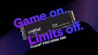 Crucial P310 2280 Game on Limits off [upl. by Yraeht810]