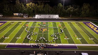 Davidson High School Marching Band performing at the Eastern Shore Classic on 101924 [upl. by Aivatal]